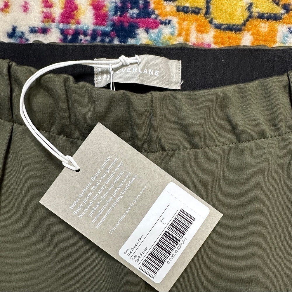 Everlane The Dream Pants Womens Size L Pull On Knit Pockets Office Minimalist - Picture 4 of 6